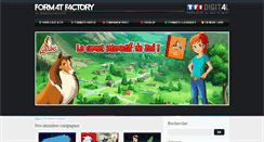 Desktop Screenshot of formatfactory.tf1pub.fr